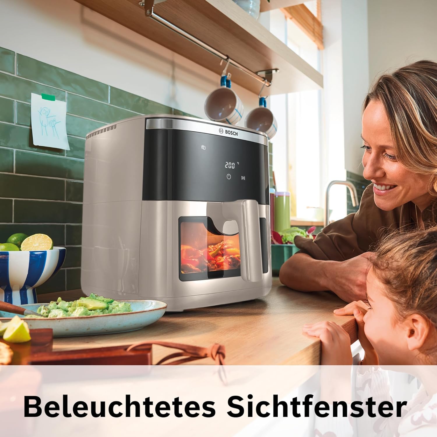 الأصلي - بوش مقلاة هوائية سلسلة 6 XXL، MAF671C0، سعة 7.2 لتر، ... - view 5