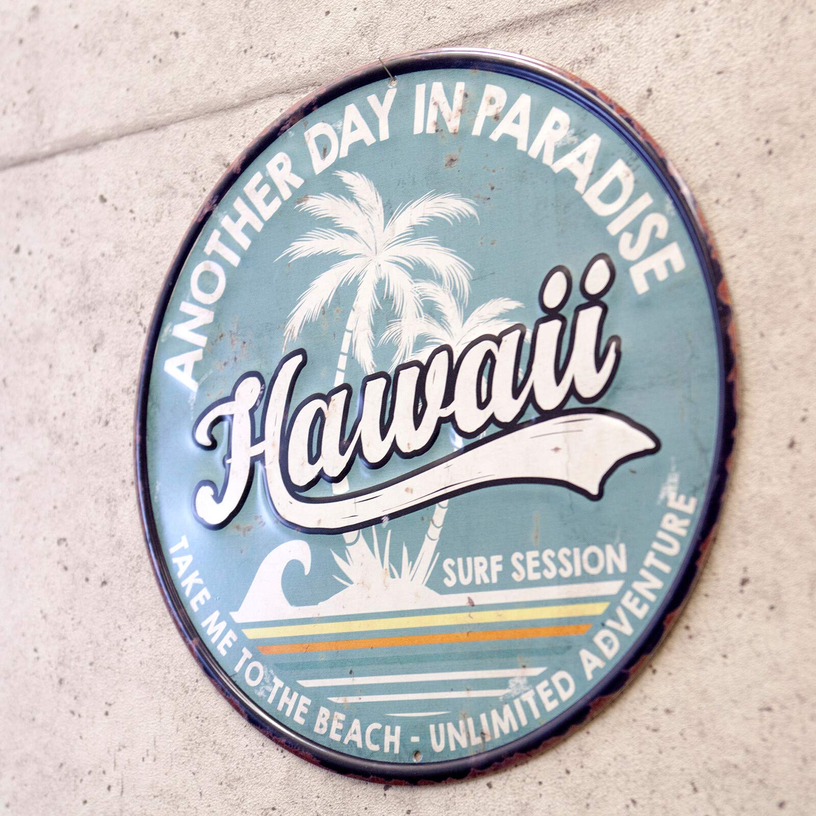 Amazon.co.jp: 秋月貿易 アンティーク エンボスプレート ラウンド