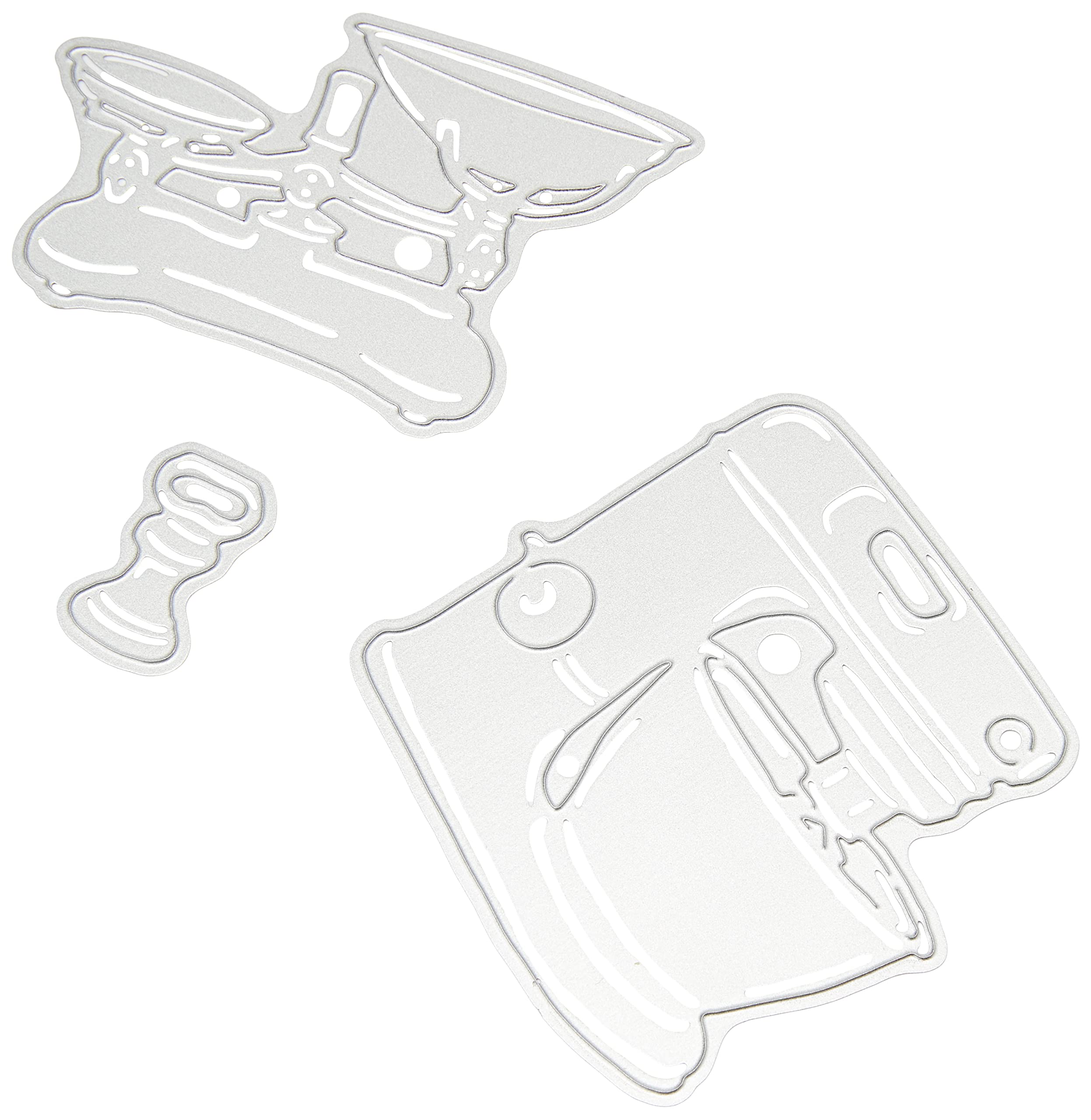 Sheena Douglass "The Perfect Mix Perfect Partners Metal Die, Silver, 3-Piece