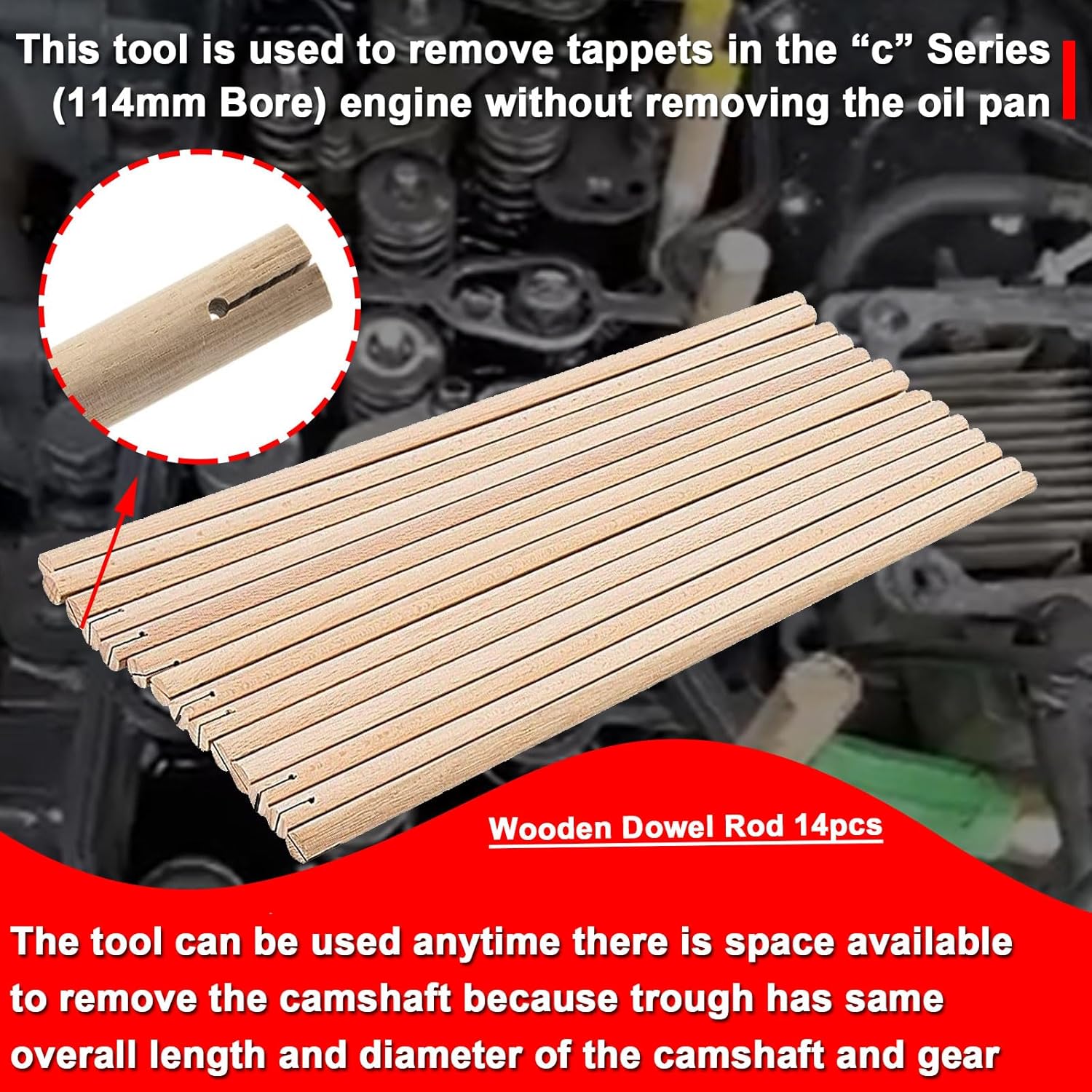 mooncar 8502 Valve Lifter Remover & Installer Tool Fits for Cummins Diesel Engines 5.9L 6.7L 1998-2022 Replace for 8502A 8502 3822513
