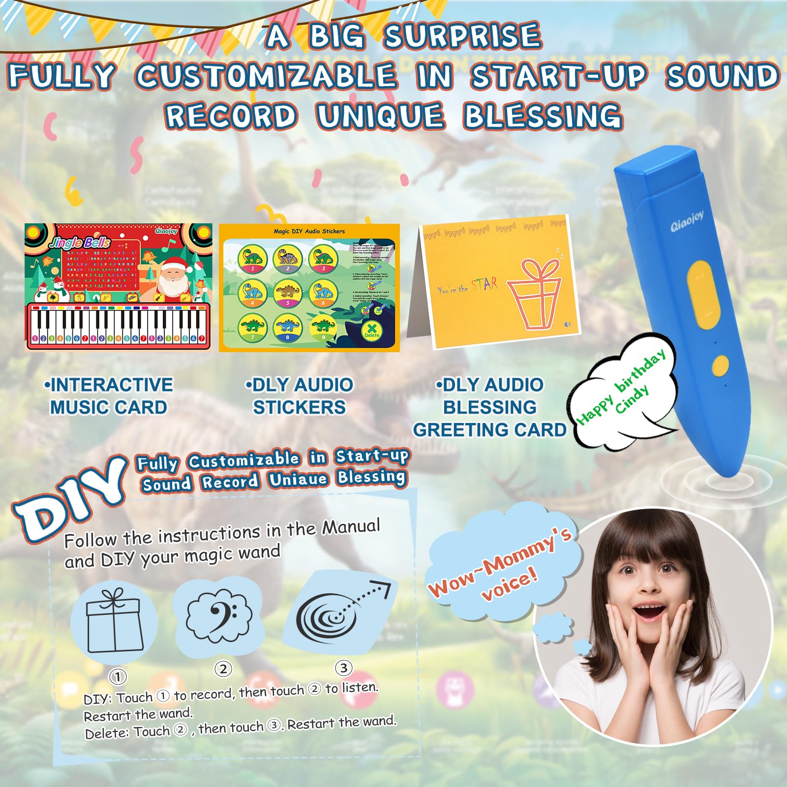 Interactive Dinosaur Poster - Talking Dino Toy -6