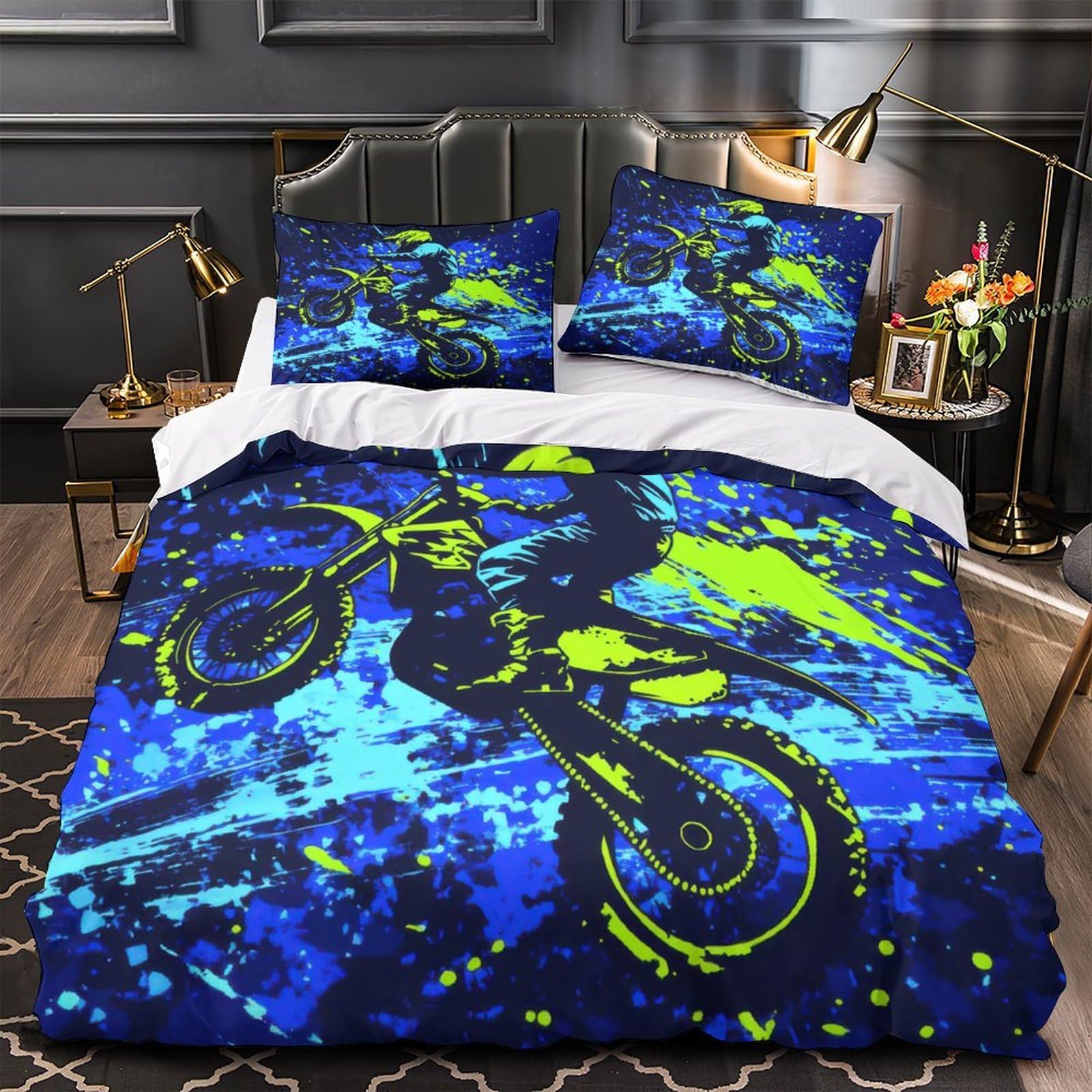 Housse de couette motifs tribaux 3D pour cocooner dans une chambre d'ado