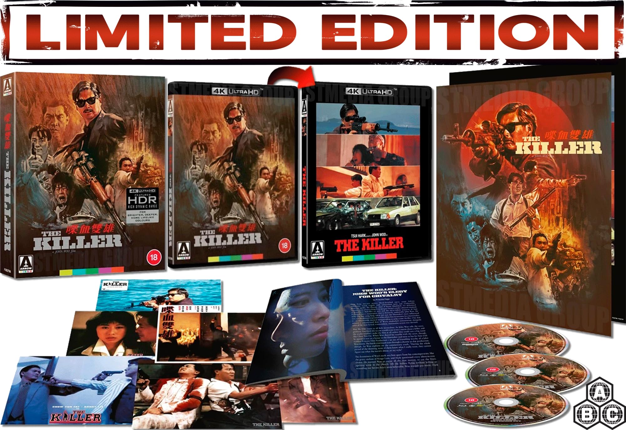 The Killer (SteelBook / Limited Edition) [Reversible cover] [4K UHD + Blu-ray] [Region Free]