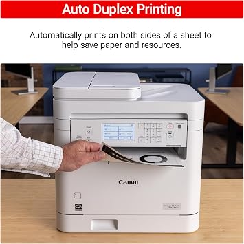 Canon imageCLASS MF287dw - Monochrome, Duplex, Wireless Laser Printer, All-in-One Print, Copy, Scan, Fax, Auto Document Feeder, 35 PPM, White
