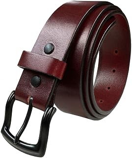 BS055 Burgundy Casual Jean Belt