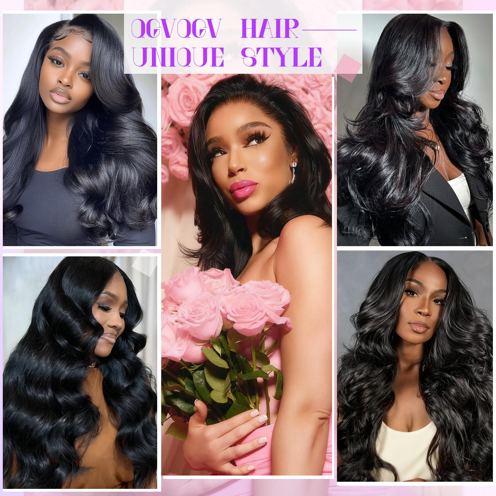 Paquetes de cabello humano ondulado 12A, 22, 22, 22, 22, 22, 22, 22, 22, color negro natural, 100% sin procesar, cabello humano virgen Remy ondulado para mujer