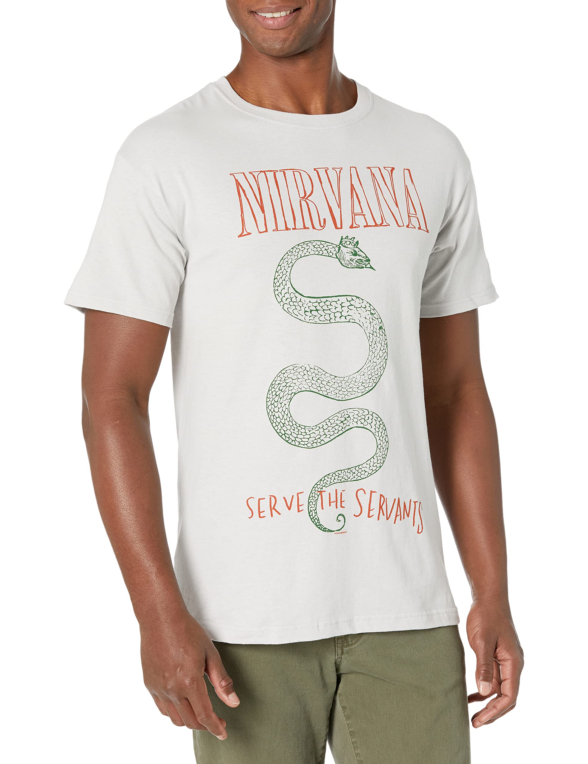 NirvanaUnisex-Adult Standard Men's Serpent T-Shirt