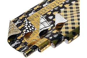 American Greetings Reversible Xmas Wrapping Paper Bundle