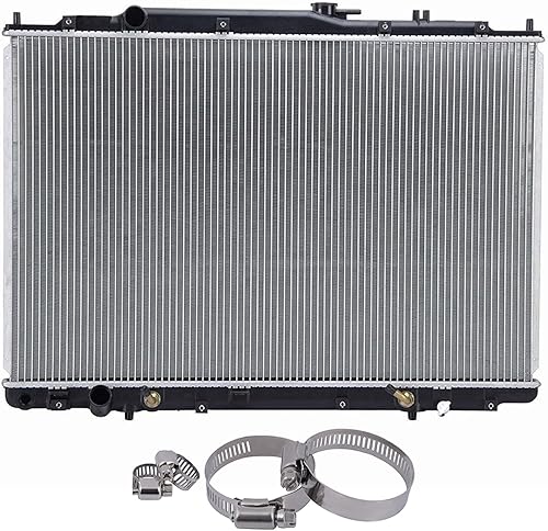 Miniatura 8 de SCITOO 2 radiador 2417 x 1 abrazadera de manguera de 8 a 0.394 in x 2 de 30 a 1.969 in x 2 para Acura 2001-2002 para Acura para MDX 3.5L 2003-2004