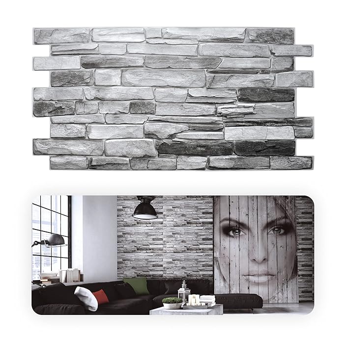 Buy Smart Profile 3D Wall Panels for Interior Wall Decor in"Silver
