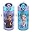 Zak Designs Disney Frozen 2 Kids Water Bottle with Spout Cover and Carrying Loop, Durable Plastic, Leak-Proof Water Bottle Design for Travel (16 oz, 2-Pack, Non-BPA, Elsa & Anna)