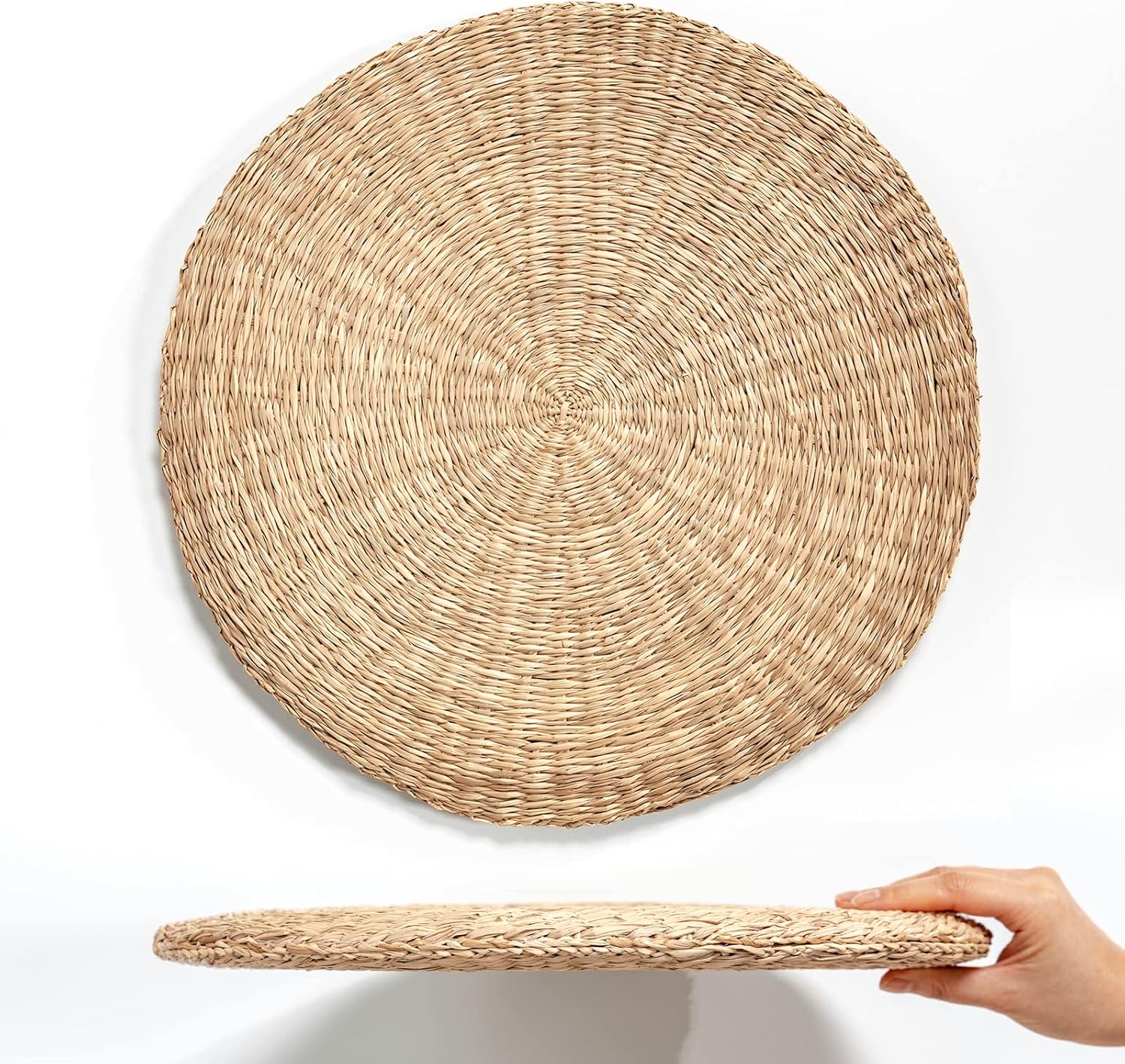 GOODSDECO Rattan Sitting Cushion Floor Pillow Seat