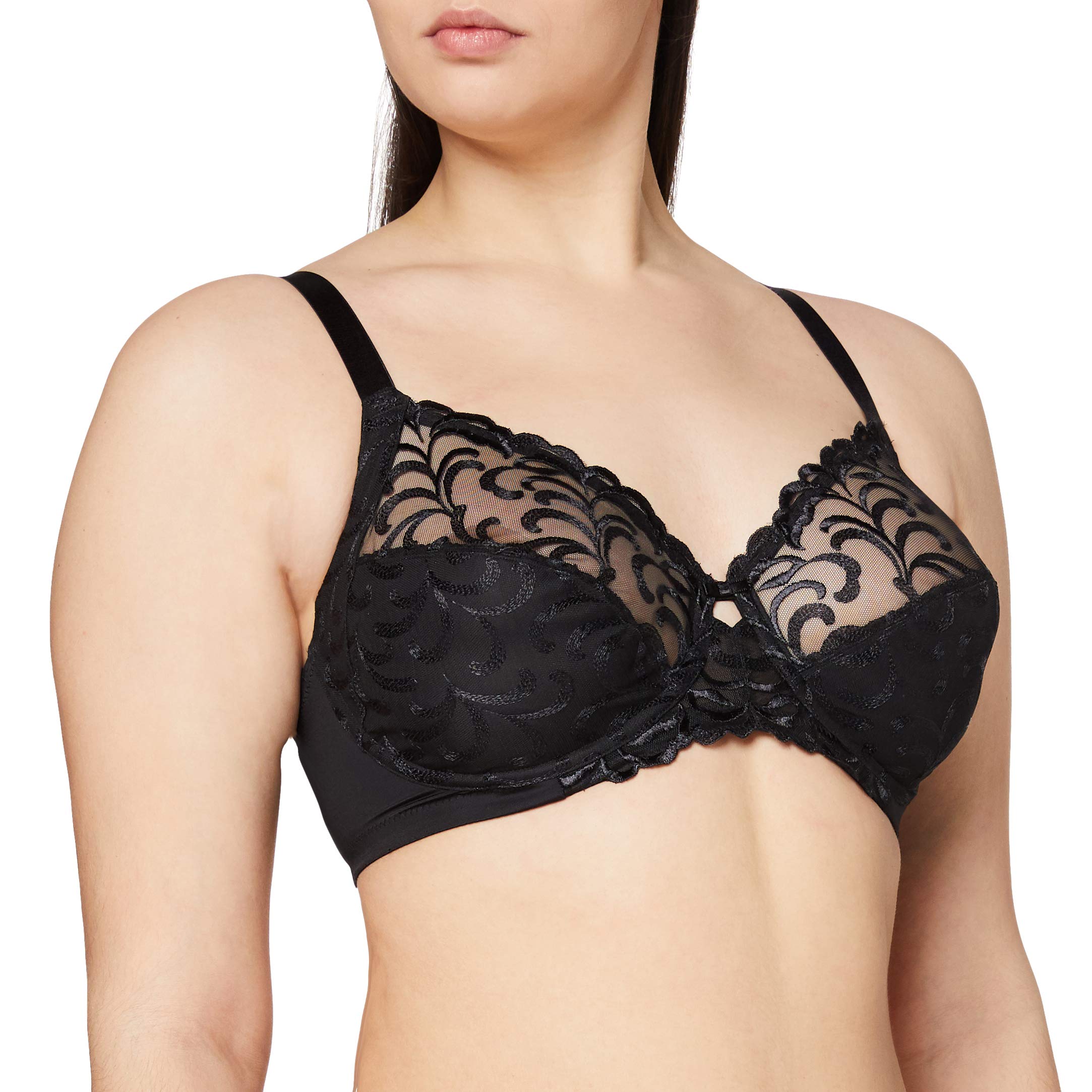 Triumph Women's Black Modern Finesse W02, Wired Bra, 36Dd