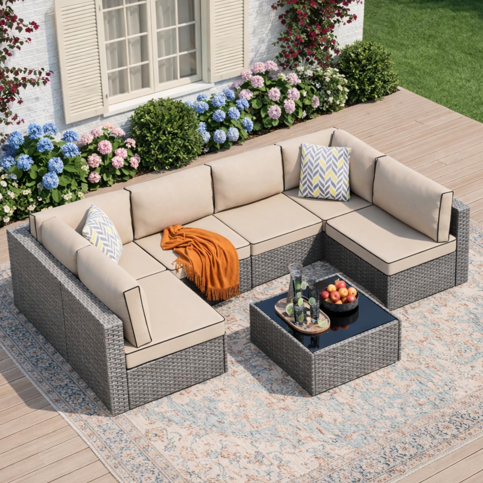 Modular Patio Sofa Set
