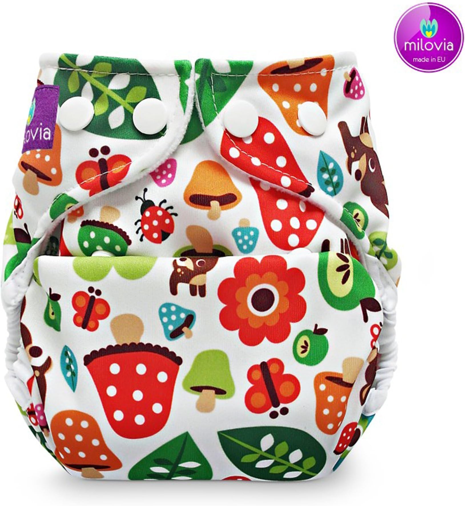 Size Milovia Prefold) Newborn 2.5 – 7 kg – Handlebar Grips – Over Reusable Nappy Over Trousers, Best Quality Soft Outer