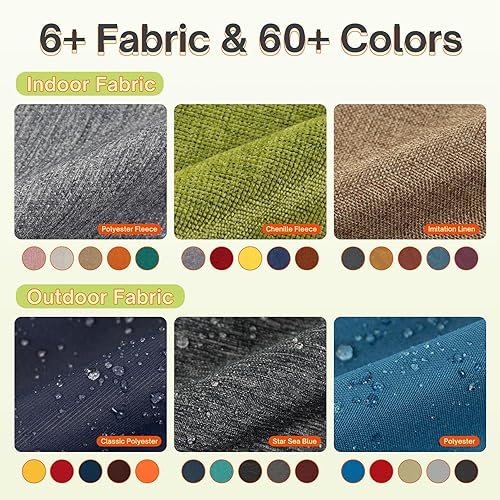 Miniatura 2 de RULAER Cojín de banco copetudo para interiores y exteriores, 42 x 14 pulgadas, para muebles de patio, cojines de asiento suaves y cómodos para