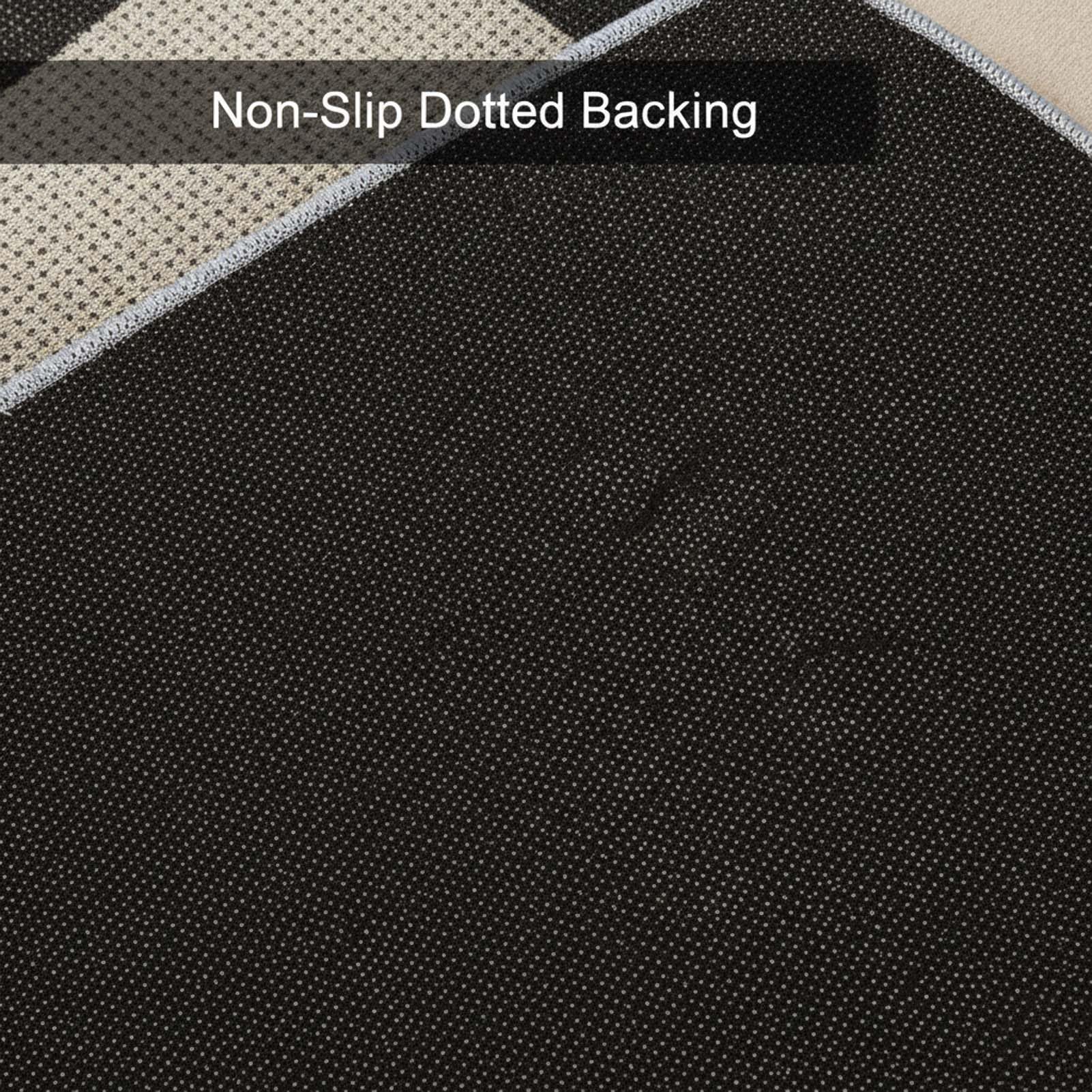 Tapis d'Extérieur, Grand Tapis en Velours Cristal avec sous-Couche Antidérapante, Moelleux et Léger, Tapis Facile à Nettoyer, pour Patio Jardin Terrasse Porche