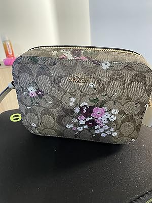 coach mini camera bolsa pink