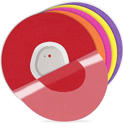 Dexcom - Parches adhesivos G7 impermeables, paquete de 25 (5 colores combinados) Superposición para Dexcom G7 sobre cinta de parche, hipoalergénica