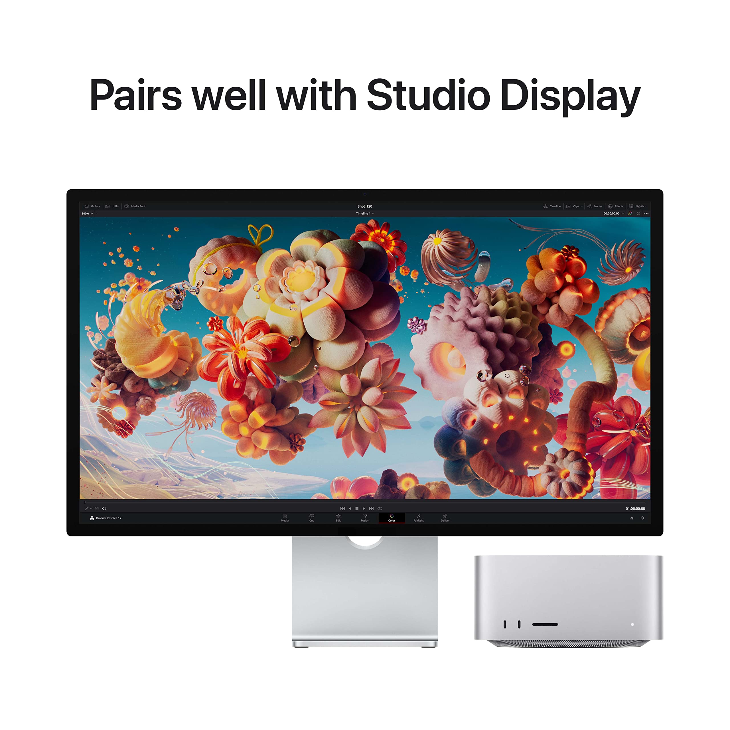 New Apple Mac Studio (Apple M1 Ultra chip with 20‑core CPU and 48