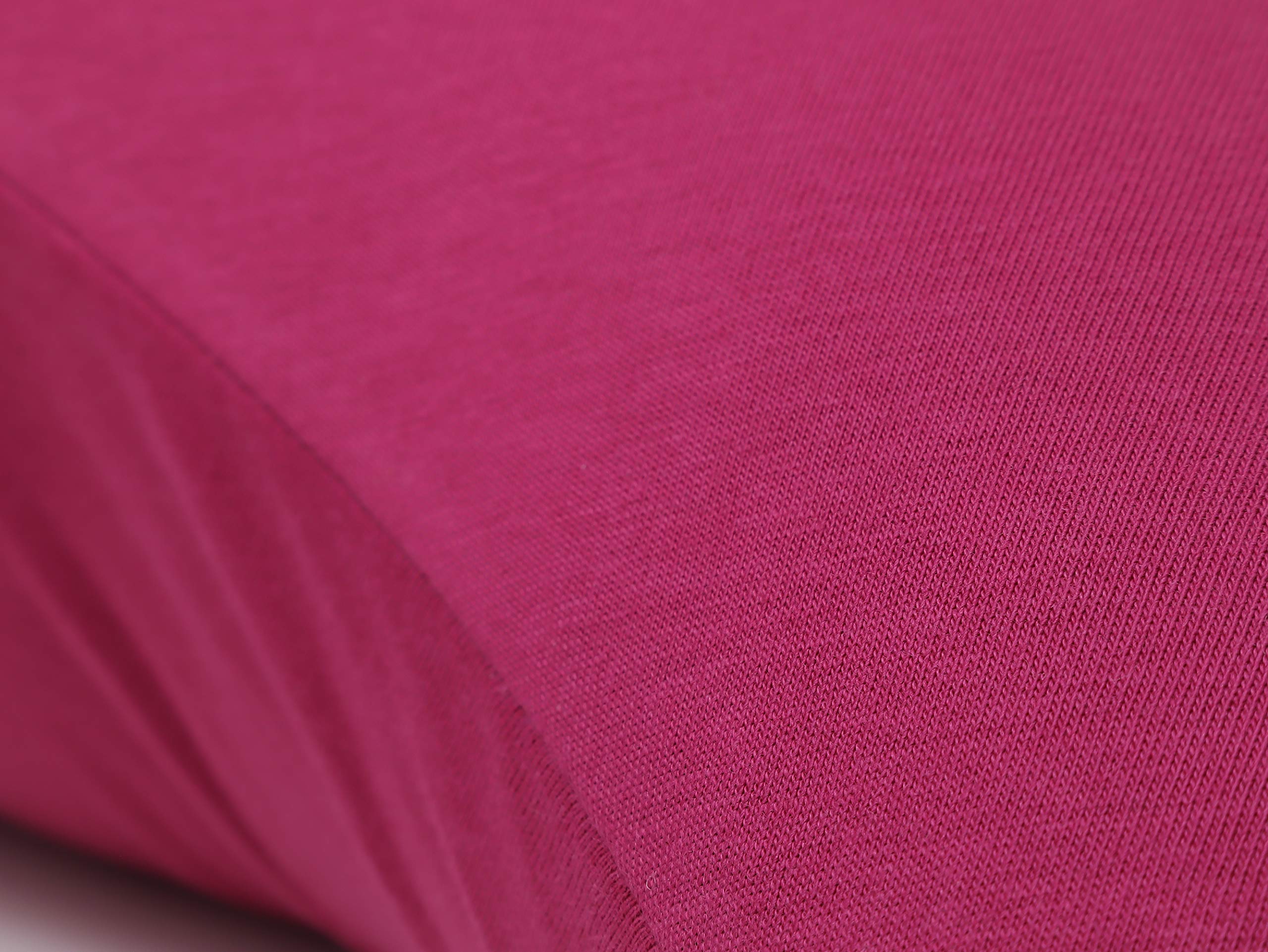 pic Bear Cojín de lactancia premium | 100% algodón suave de jersey | relleno de microperlas EPS especialmente suave | cojín de apoyo certificado TÜV (púrpura-rojo, 190 x 42 cm)