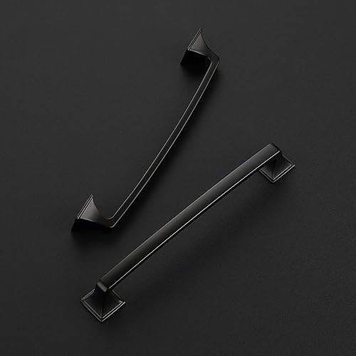 Miniatura 2 de Ravinte Paquete de 10 tiradores de arco de gabinete de cocina de pie cuadrado sólido de 6-14 pulgadas, manijas de gabinete de cocina, tiradores de