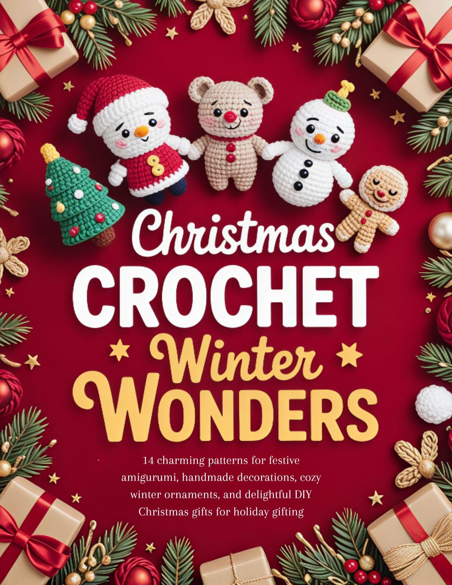 Christmas Crochet Winter Wonders : 14 charming patterns for festive amigurumi, handmade decorations, cozy winter ornaments, and delightful DIY Christmas gifts for holiday gifting