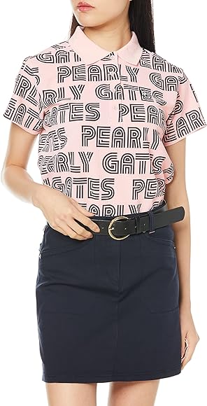 PEARLY GATES/パーリーゲイツ】サンベールワッフルラインロゴ柄ポロ PEARLY GATES/パーリーゲイツ】サンベールワッフルラインロゴ柄ポロ