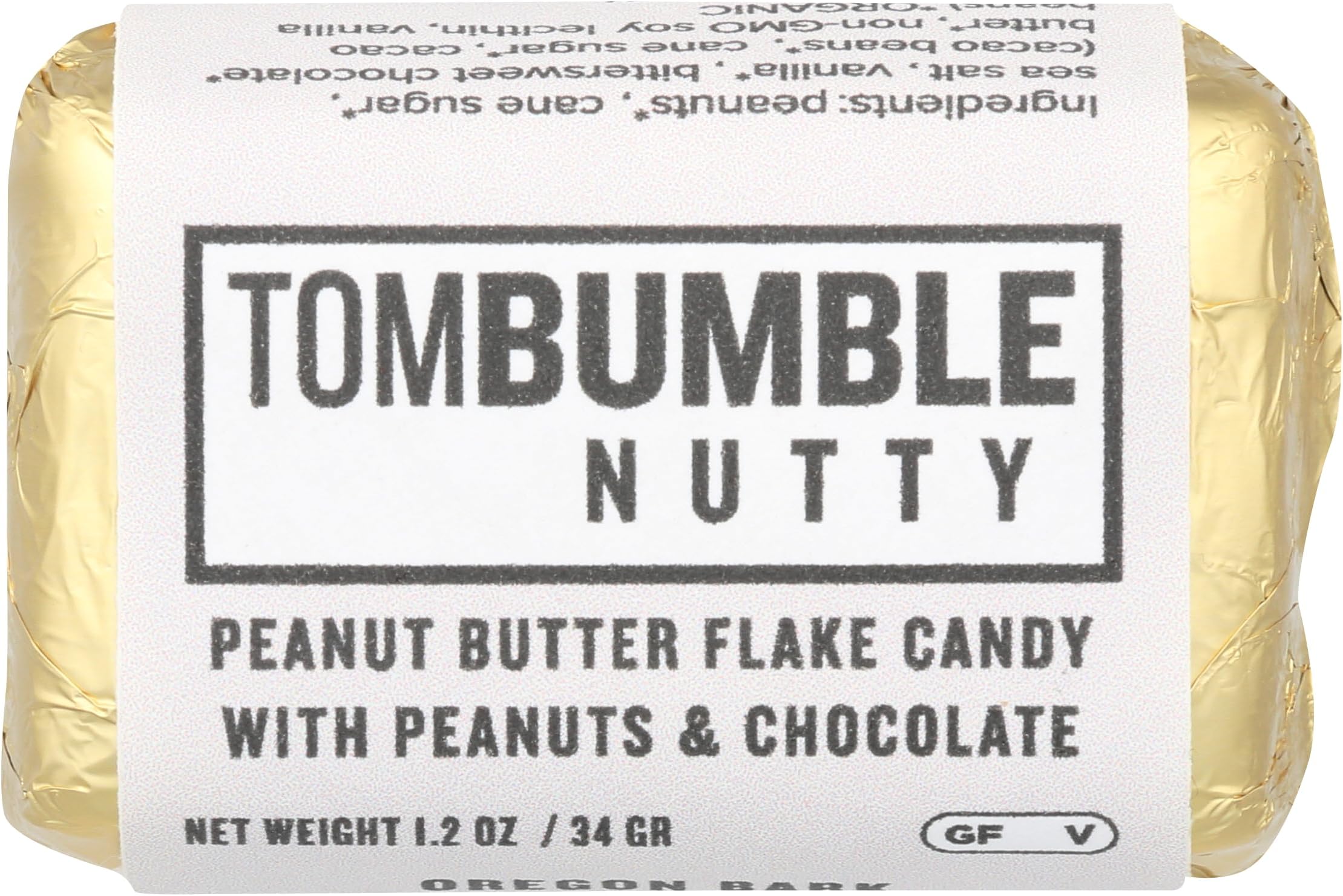 TOM BUMBLE Nutty Chocolate Peanut Bar, 1.2 OZ