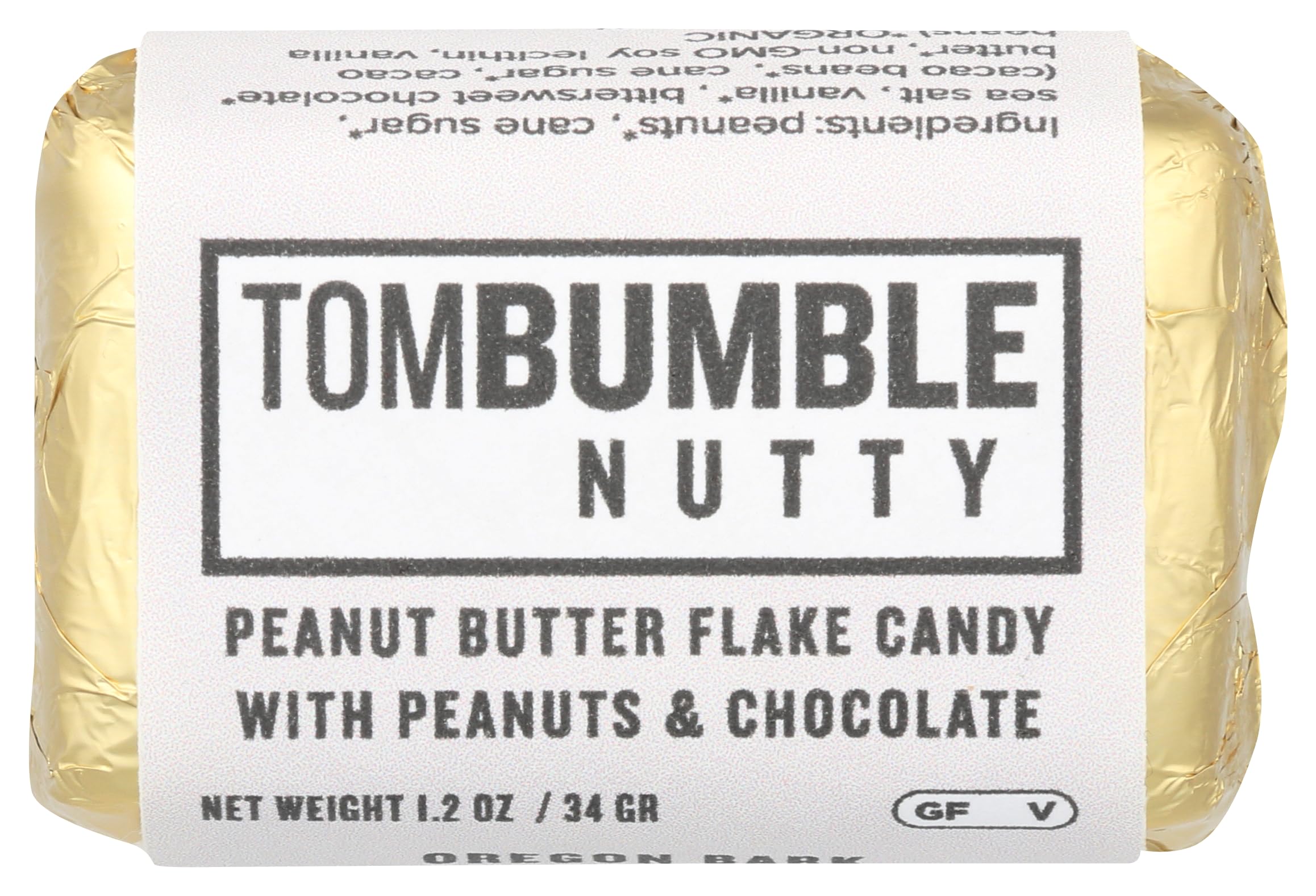 TOM BUMBLE Nutty Chocolate Peanut Bar, 1.2 OZ