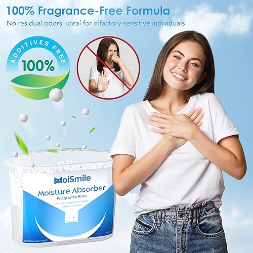 Miniatura 8 de Paquete de 6 absorbentes de humedad, deshumidificador de armario sin fragancia para baño, automóvil y sótano, cajas absorbentes de humedad