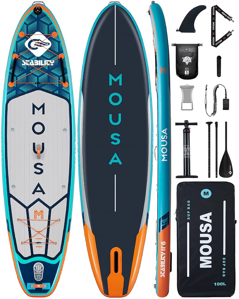 MOUSA 11'6\" x 35\" ワイドSUPボード｜2人乗り・ファミリー向け MOUSA 11'6