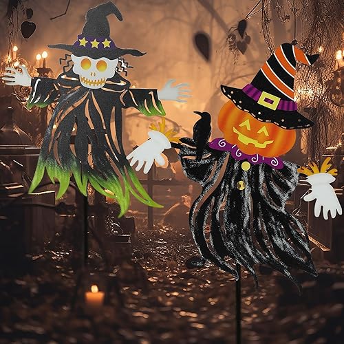 Decoraciones de Halloween al aire libre, decoraciones de Halloween para Halloween, letreros de patio de Halloween, decoraciones de Halloween al aire