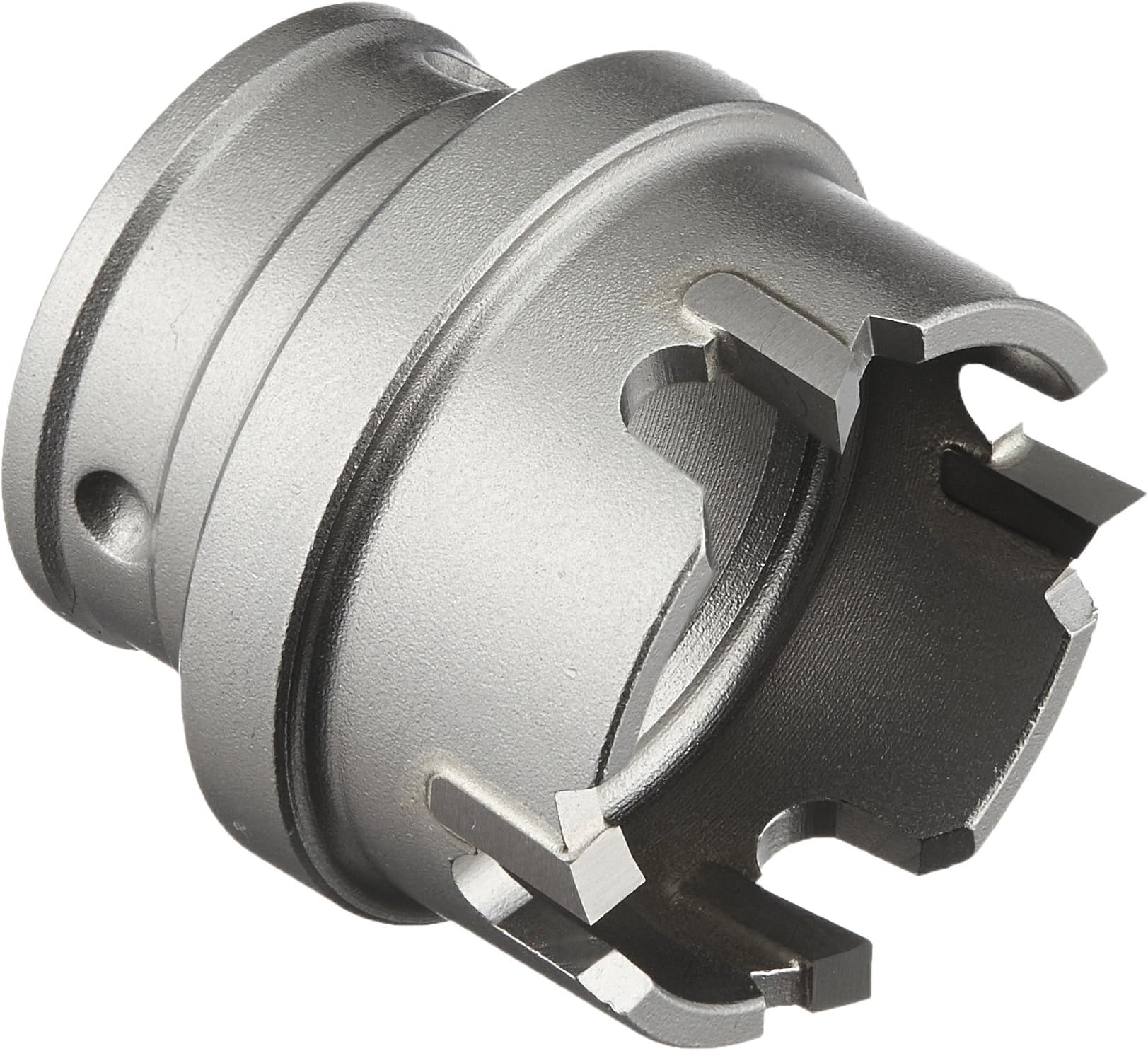 Greenlee 645-1-1/8 Quick-Change Carbide-Tipped Hole Cutter, 1-1/8" Stainless Steel Metal Cutting Hole Saw with Tungsten Carbide Teeth