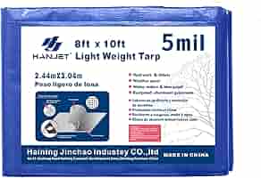 Hanjet Heavy Duty Tarp Waterproof Outdoor Tarps Multi