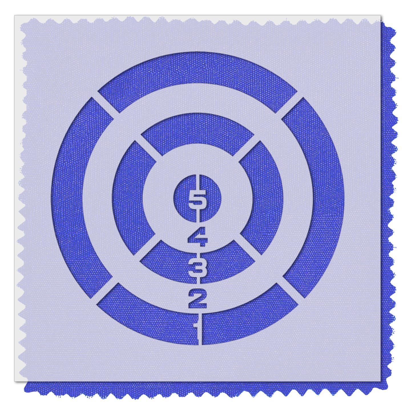 Stencil Stop Thick Bullseye Target Stencil - 18 x 18 inches - Reusable Stencils for Painting on Wood, Walls, Fabric & Rocks - Durable 14 Mil Mylar