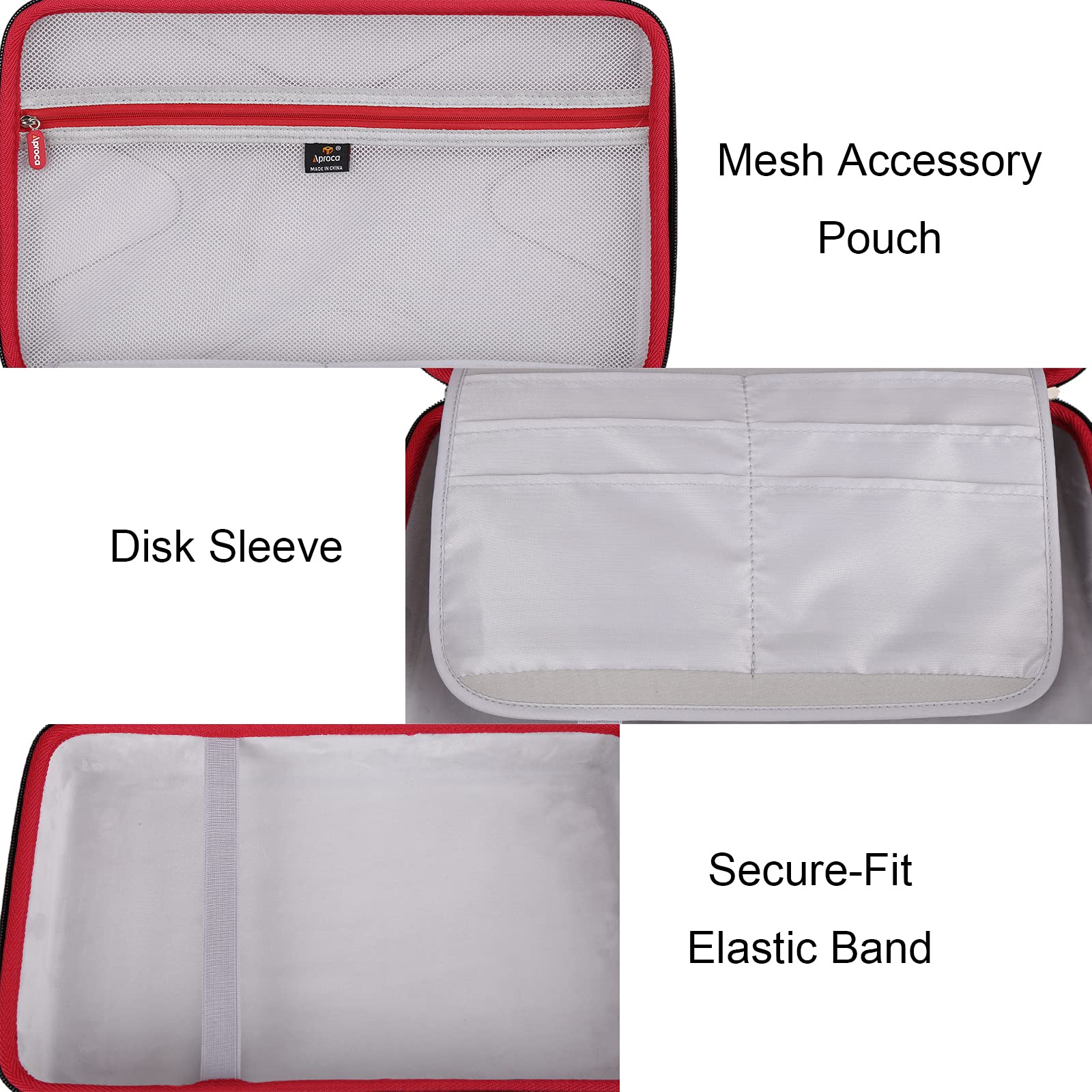 Aproca Hard Travel Storage Case, for AKAI Professional MPK Mini MK3 / Mini Play USB MIDI Keyboard Controller - Image 9