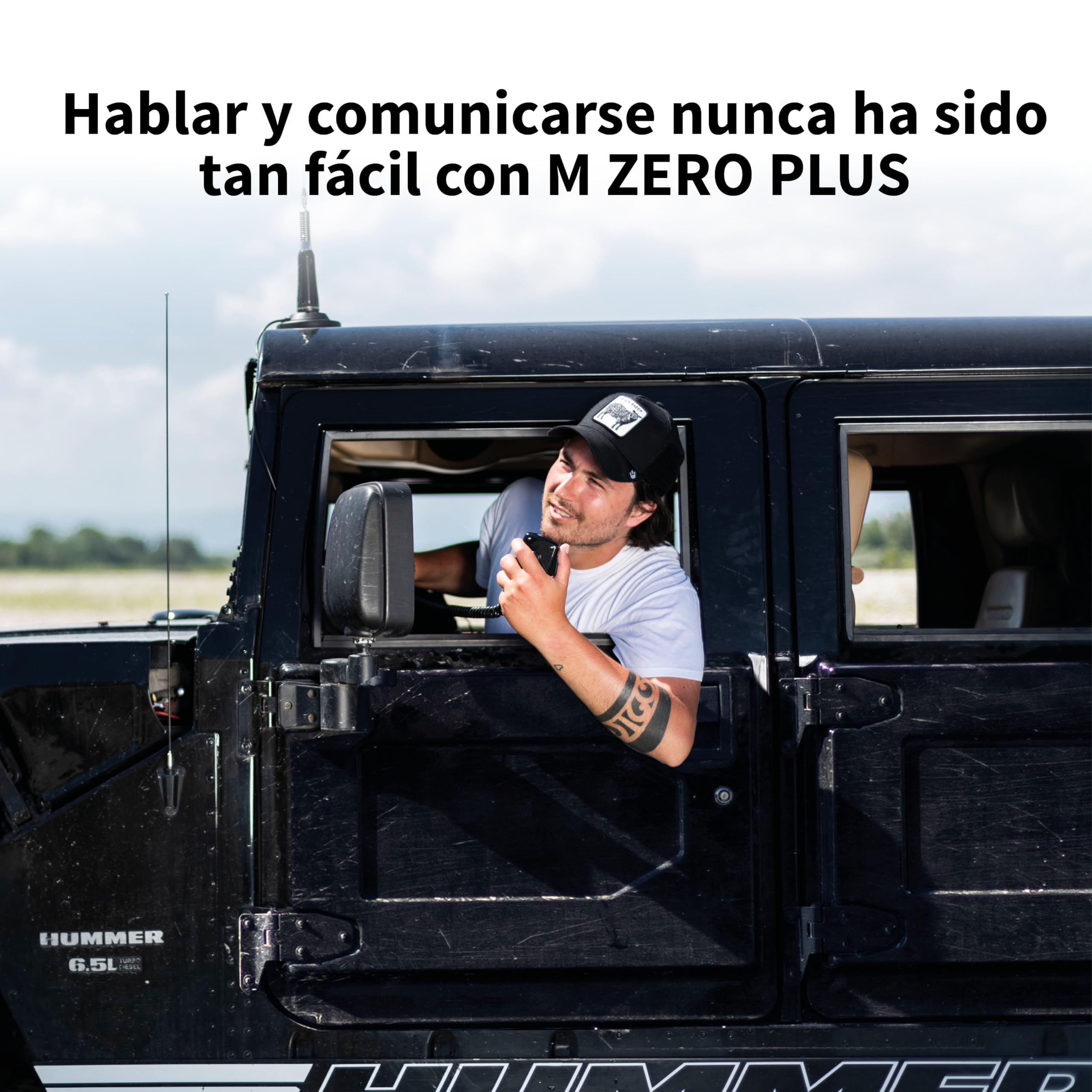 Midland M Zero Plus - Radio CB de 40 Canales (Am/FM) Color Negro