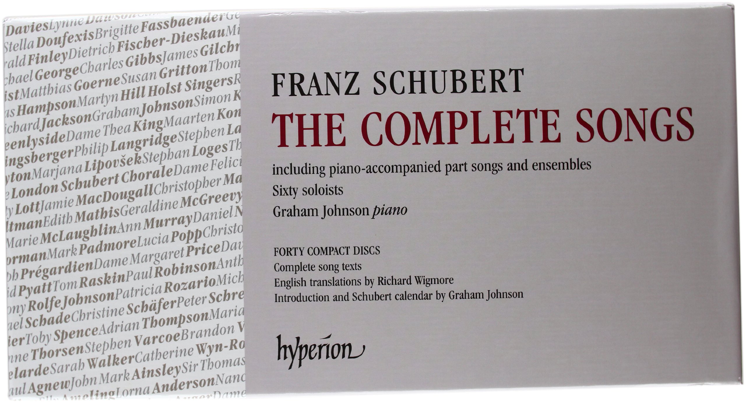 Schubert;songs