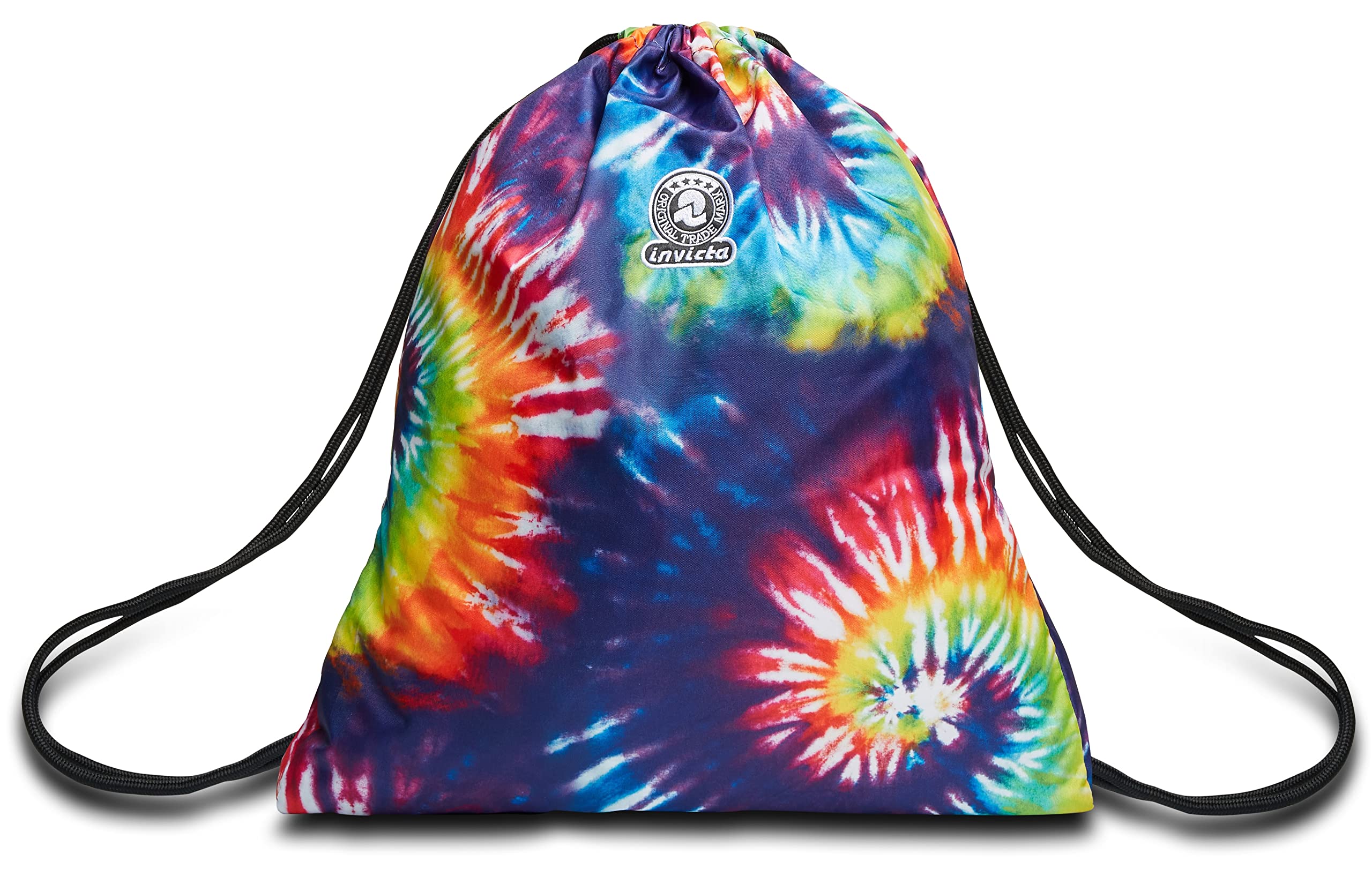 Invicta EASY PACK TIE&DYE FANTASY Drawstring Backpack, Gym Sack pack, for Teen Girls&Boys, Large Capacity, for School Sport