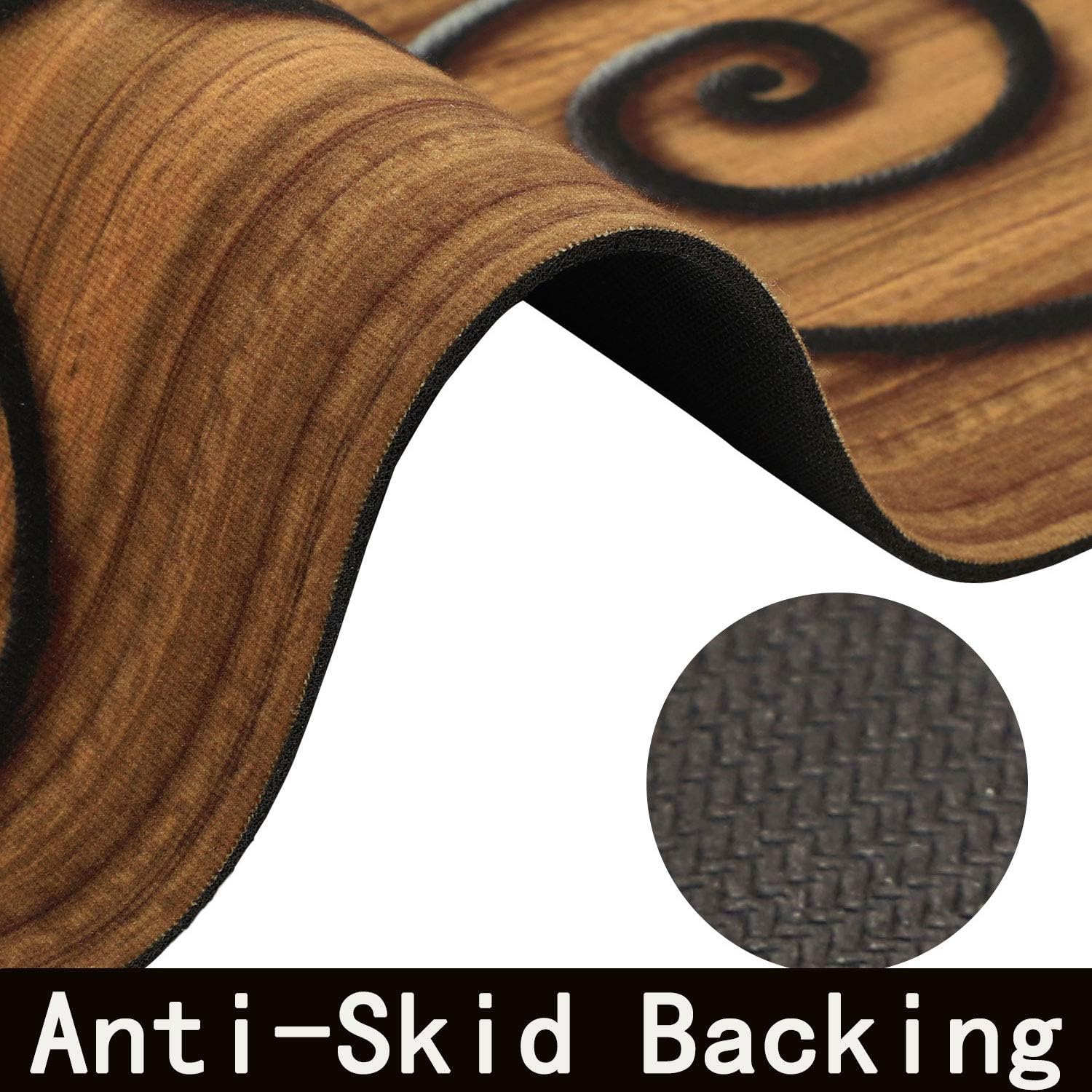 Cekene Laundry Room Runner Rug Non-Slip Rubber Laundry Floor Mat Durable Waterproof Mats for Washhouse Kitchen Doormat Farmhouse Decor 20x59 inch: Home & Kitchen