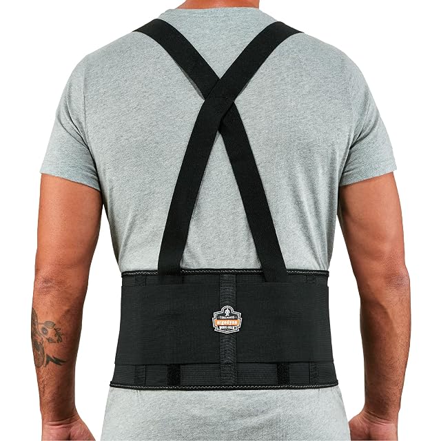 Ergodyne ProFlex 1650 Back Support Belt 7 5 Elastic Adjustable Removeable Straps Large