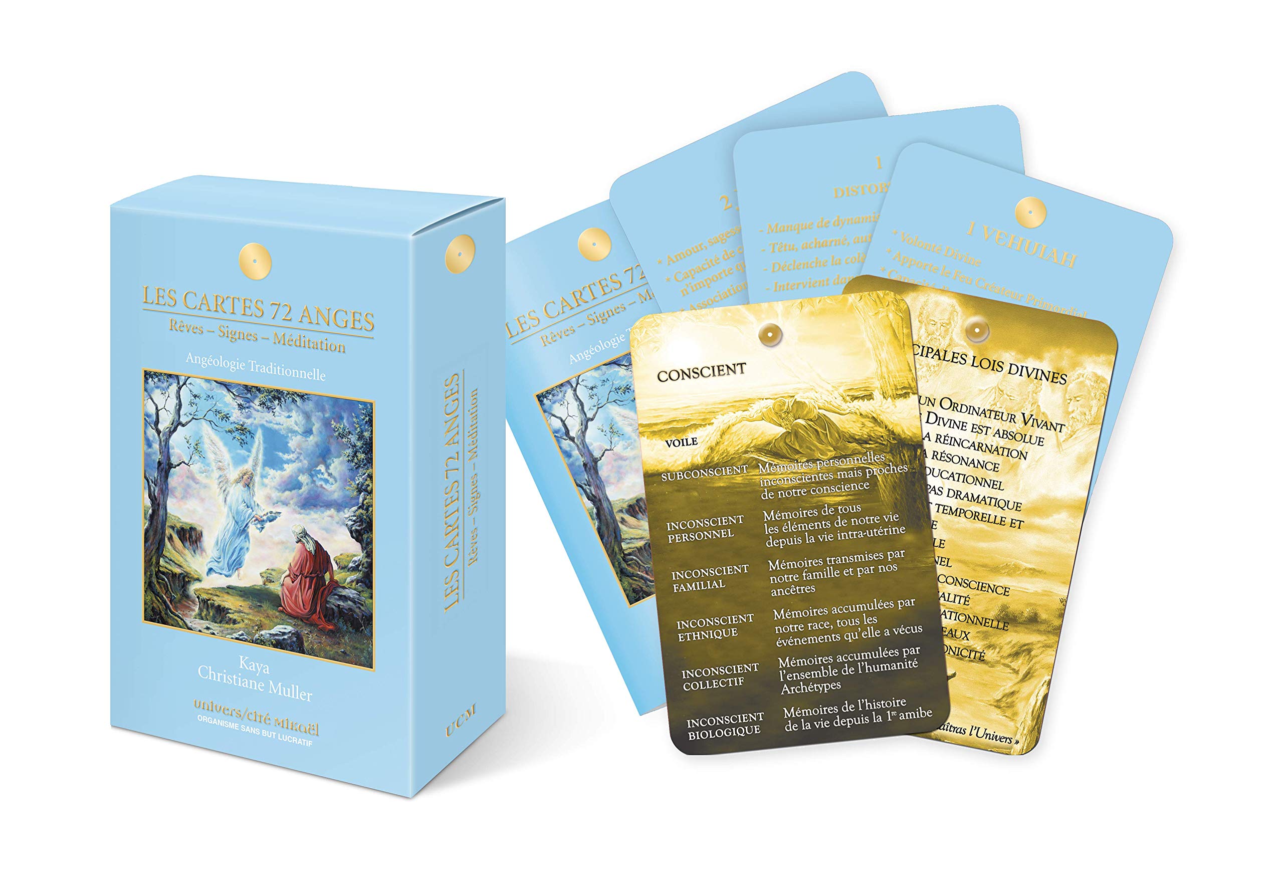 Cartes 72 anges pour rêves, signes et méditation guide complet