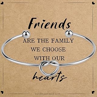Best Friend Gifts for Women - Forever Love Knot Friendship Bracelets, Friendship Gifts for Women, Gifts for Best Friend Woman, Best Friend Birthday Gifts, Adjustable Bracelet for Christmas