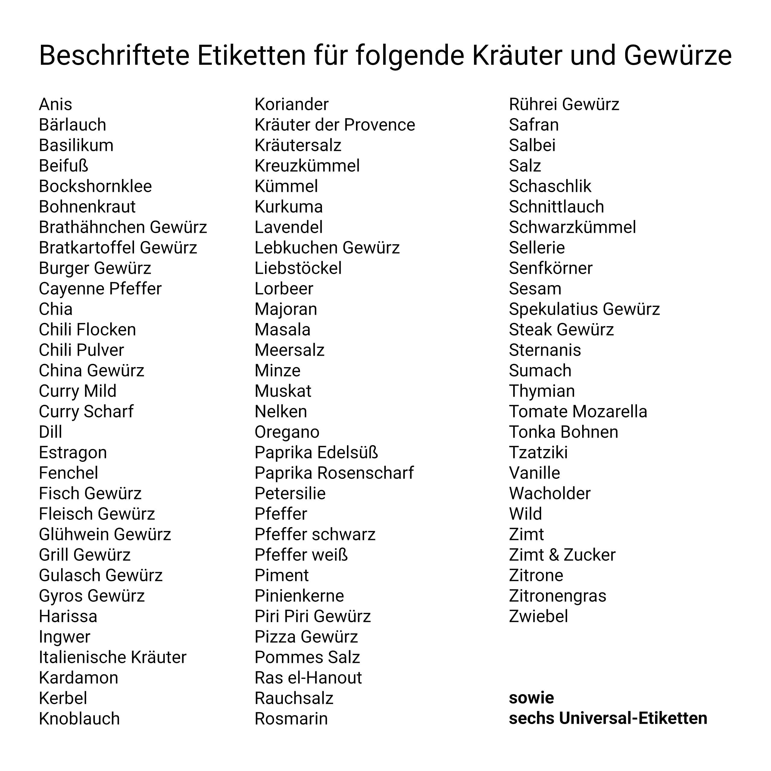 30 Stück Gewürzgläser mit Buchendeckel aus Holz ohne Leim | Gewürzstreuer und Vorratsgläser Set mit 94x passenden Etiketten - für Gewürze und Kräuter, gut beschriftet