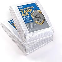 Vista 18 de GUARD SHIELD Lona blanca transparente resistente al agua, invernadero de exteriores, poliéster resistente a los rayos ultravioleta, tejido de 3 x 3