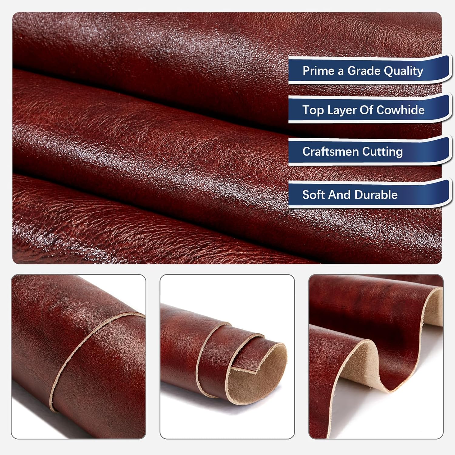 Leather Wallet Women,RFID Blocking Small Wallets for Women Compact Bifold Wallet Card Holder With Zipper Coin Pocket Brown - Image 6