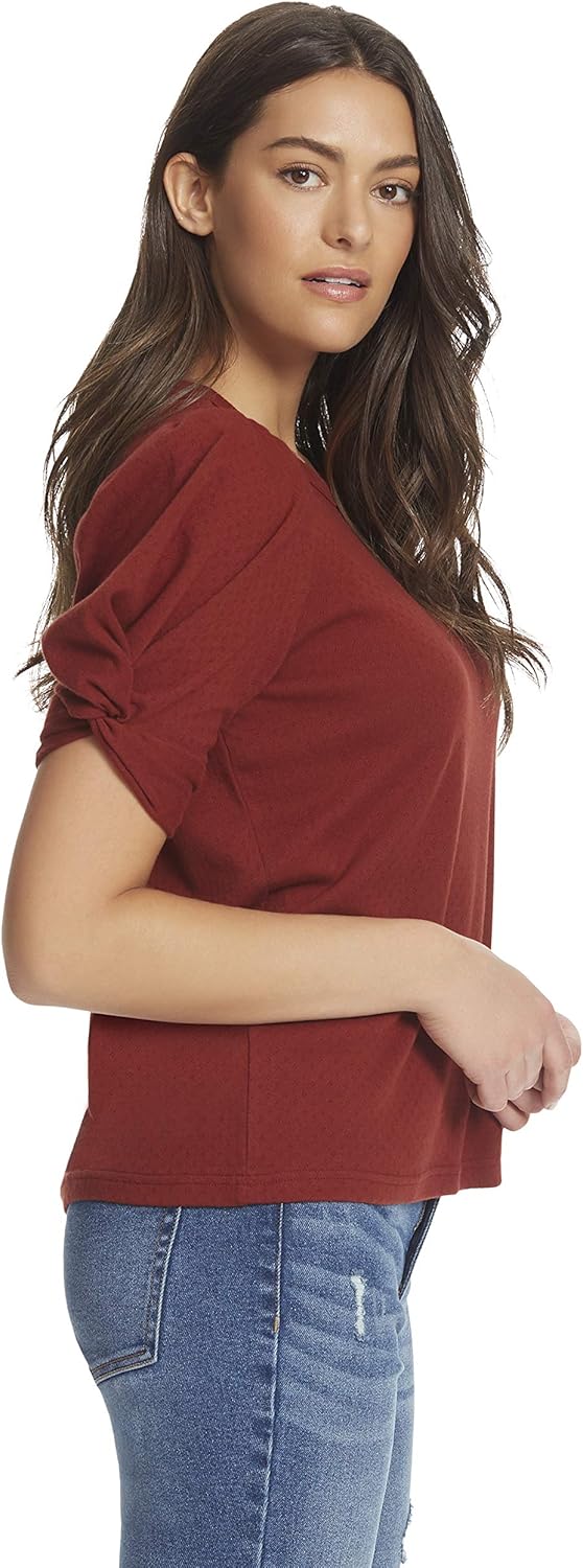 Ella Moss Women's Linnea Twist Short Sleeve Top - Image 3