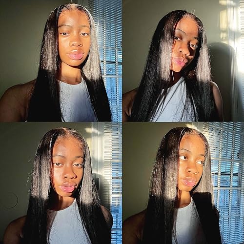 Miniatura 7 de ORIGINAL QUEEN Wear and Go - Pelucas de cabello humano sin pegamento, peluca de cabello humano prearrancado con ondas de agua, pelucas de cabello