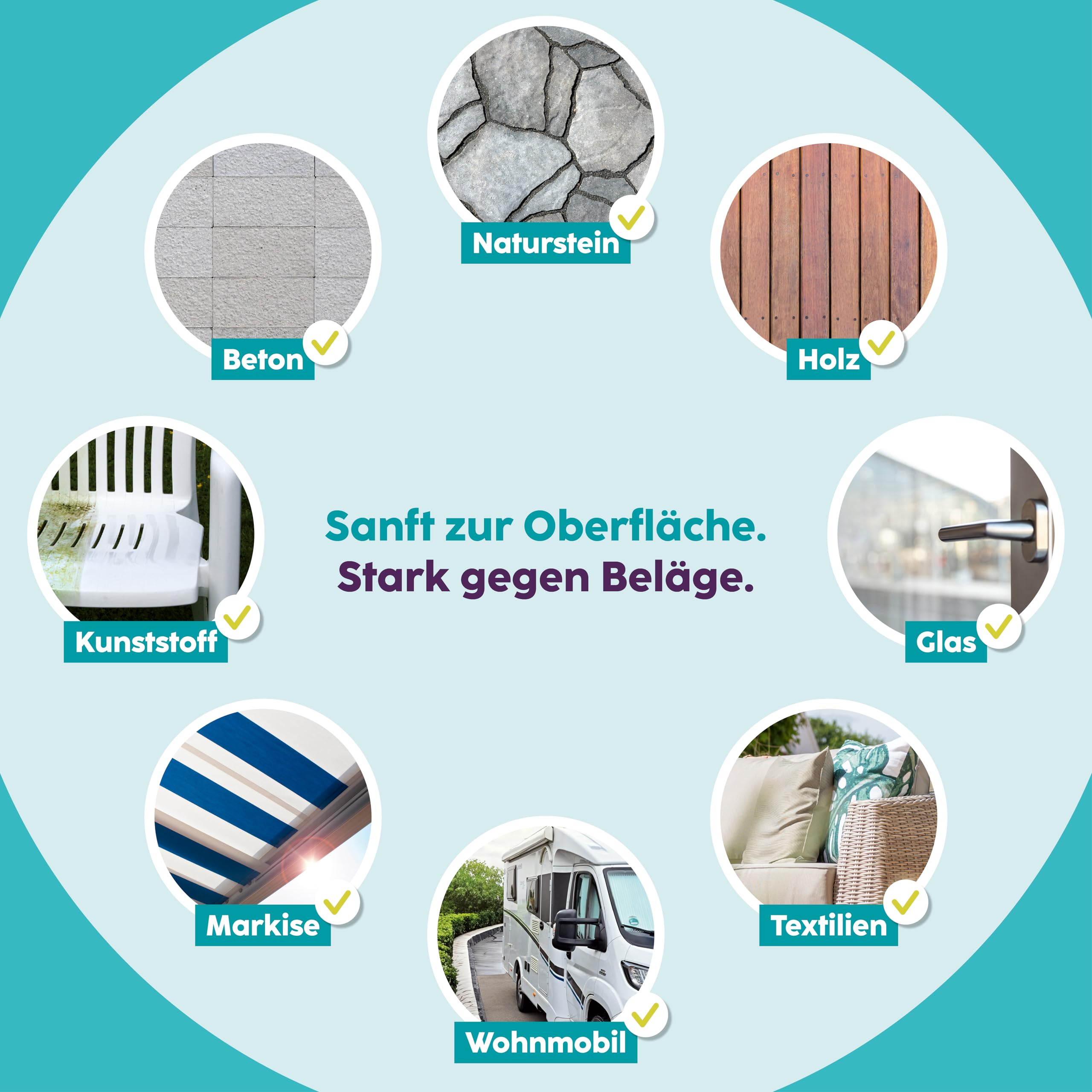HOTREGA Grünbelagentferner 1:10 Super-Konzentrat 10 Liter | Entfernt Algen & Grünbeläge von Stein, Holz, Kunststoff und Keramik | Säure- und chlorfrei